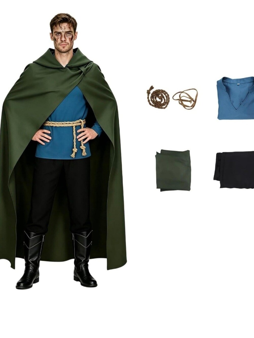 NIB Medieval Renaissance Men's Halloween Costume- Large